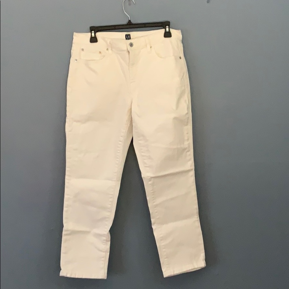 Gap White Jeans 30